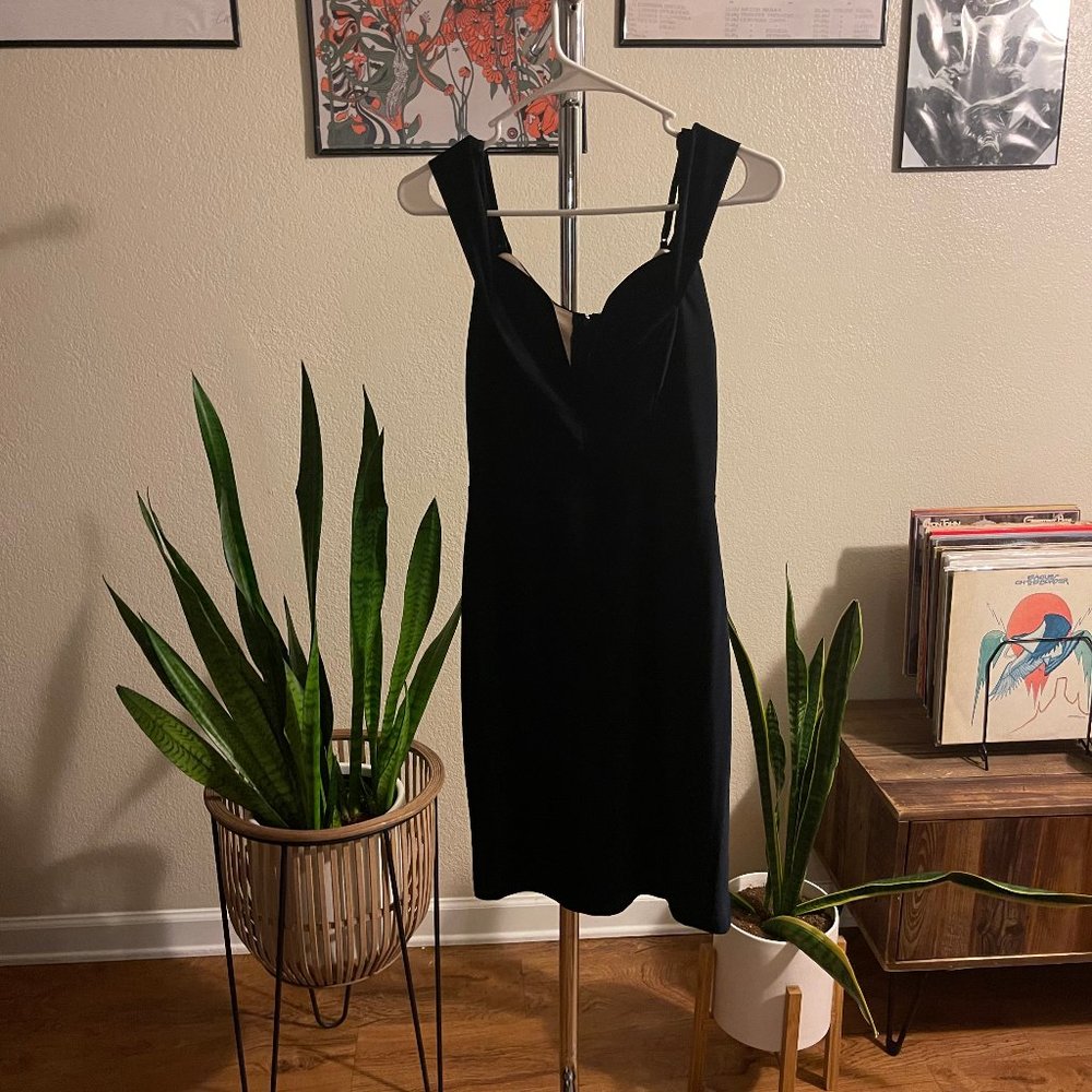 navy cocktail clubbing cocktail dress size 7